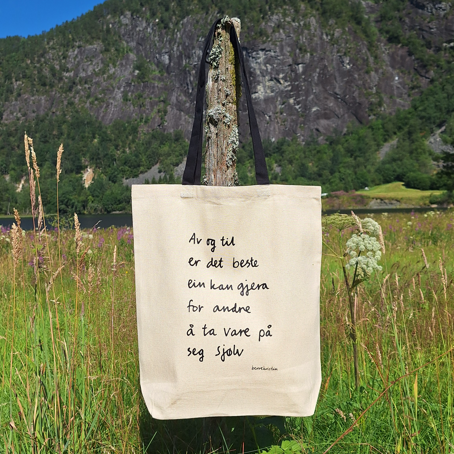 HANDLENETT MED DIKT | AV OG TIL