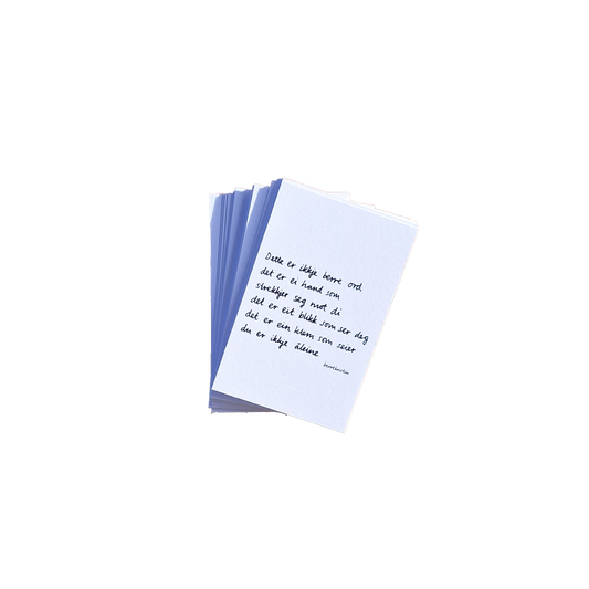 DIKTKORTPAKKE 24 SMÅKORT | ADVENTSKALENDER TIL HÅP