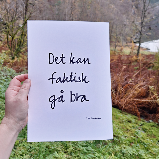 PLAKAT A4 | DET KAN FAKTISK