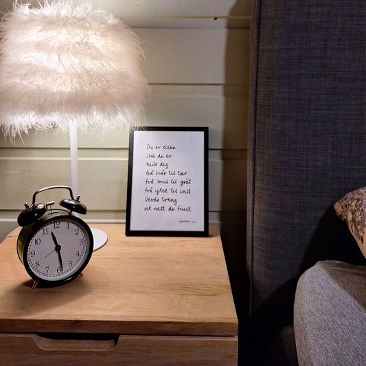 PLAKAT A5 | DU ER ELSKA