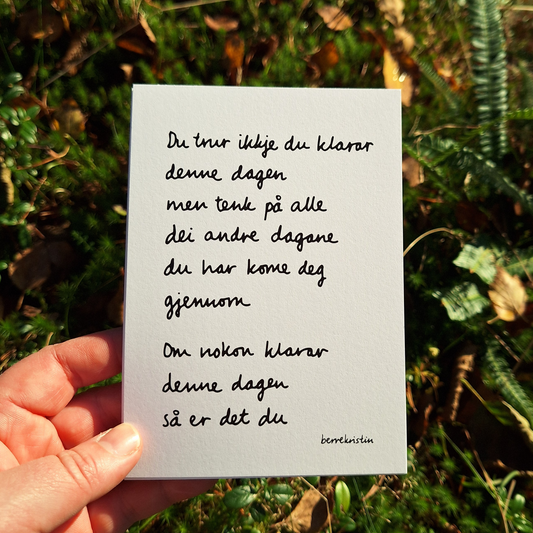 DIKTKORTPAKKE A6 | TIL OPPMUNTRING