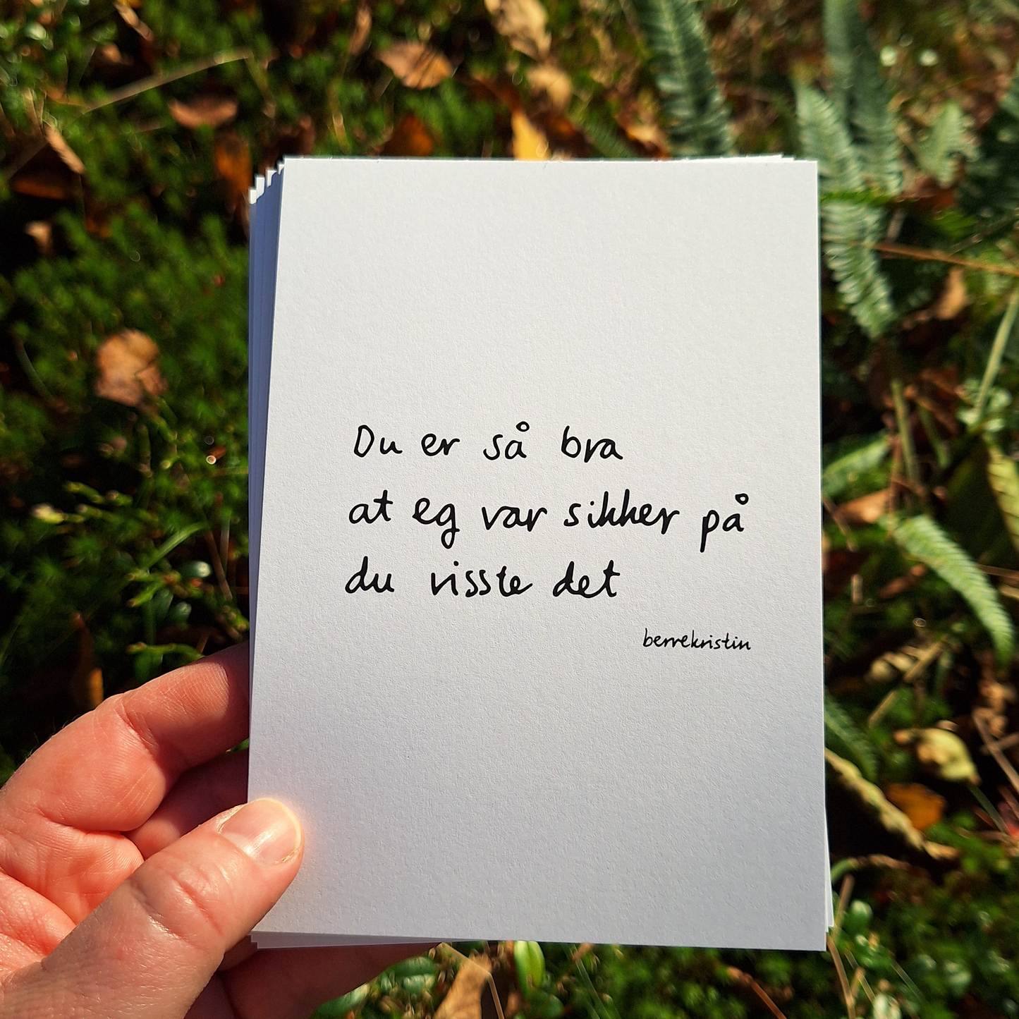 DIKTKORTPAKKE A6 | TIL OPPMUNTRING