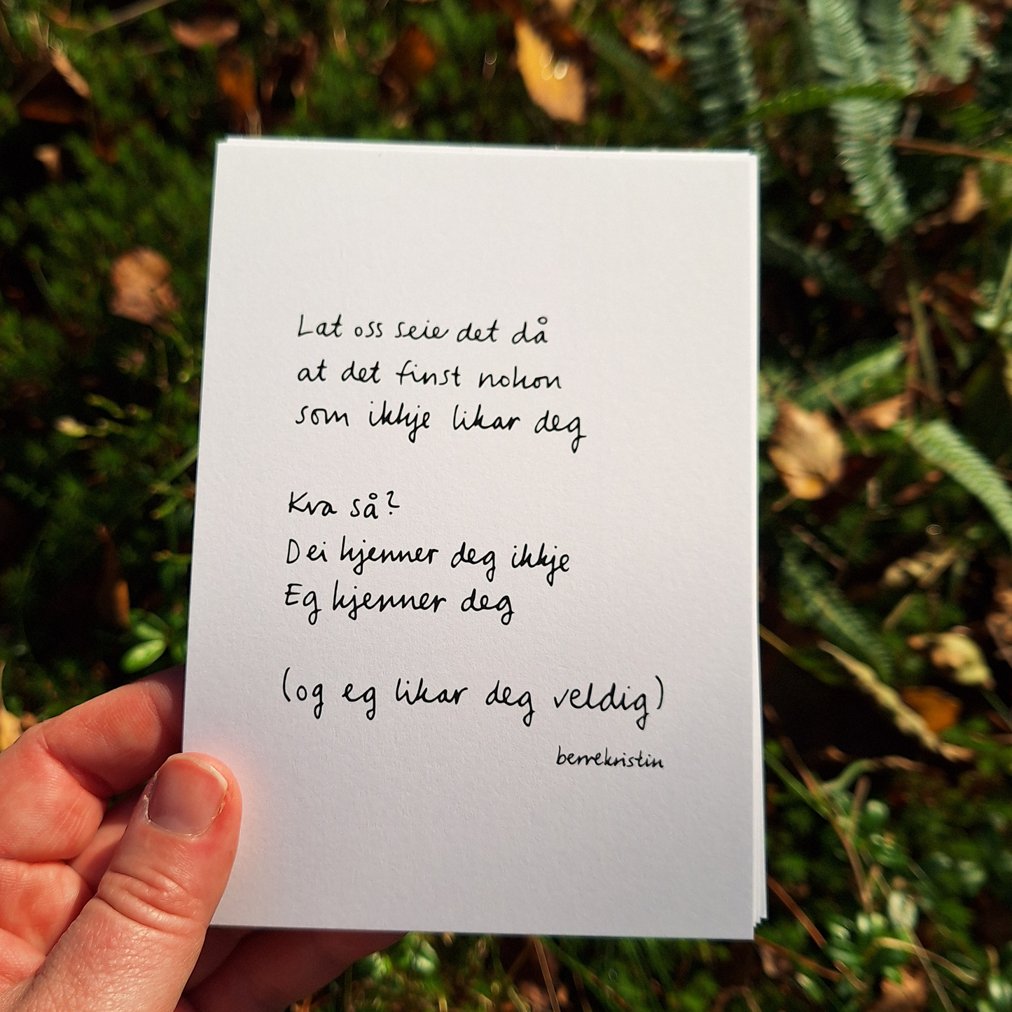 DIKTKORTPAKKE A6 | TIL OPPMUNTRING