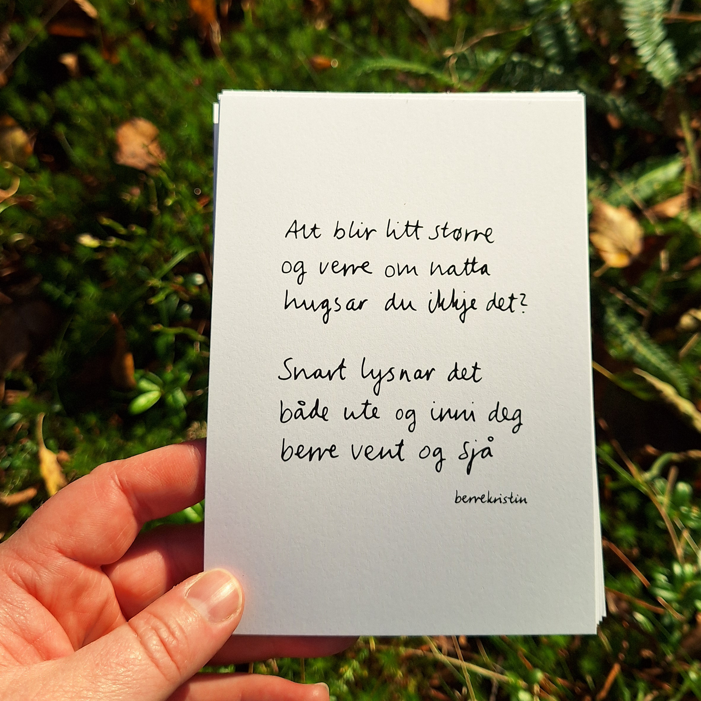 DIKTKORTPAKKE A6 | TIL OPPMUNTRING