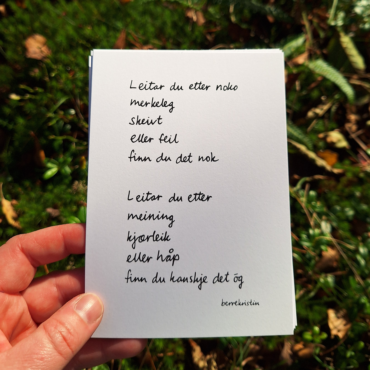 DIKTKORTPAKKE A6 | TIL OPPMUNTRING