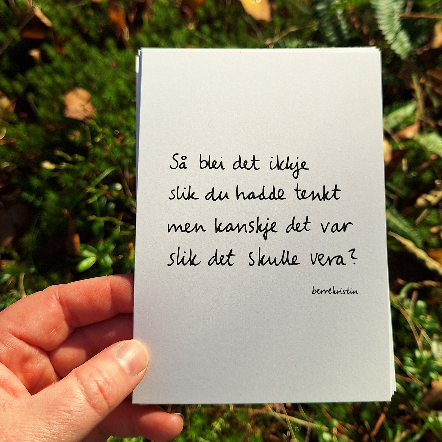 DIKTKORTPAKKE A6 | TIL OPPMUNTRING