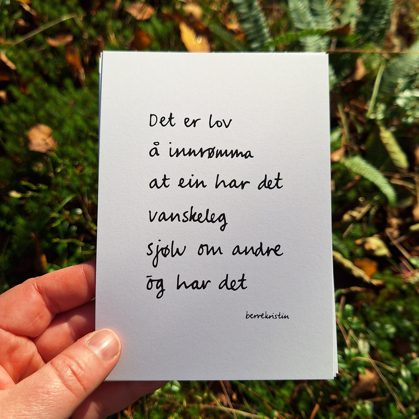 DIKTKORTPAKKE A6 | TIL OPPMUNTRING