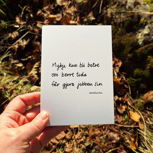 DIKTKORTPAKKE A6 | TIL TRØYST