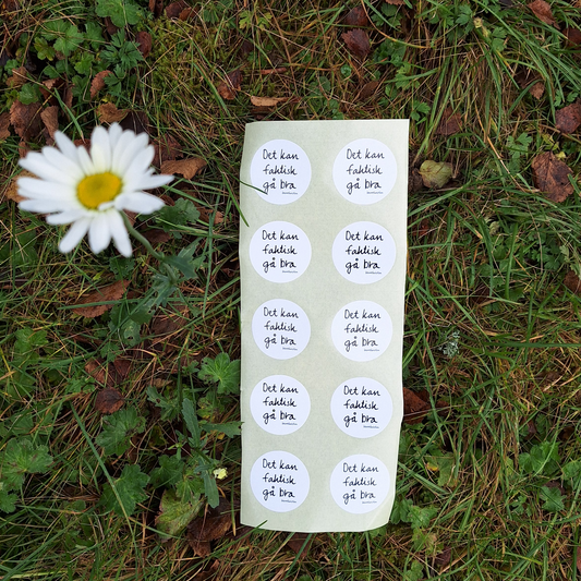 KLISTREMERKER MED DIKT | DET KAN FAKTISK