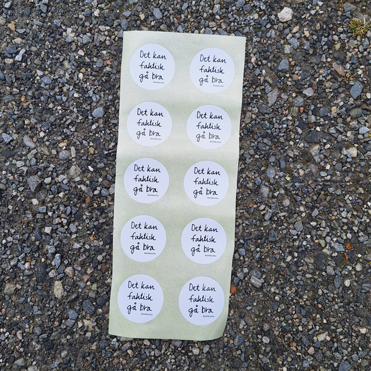 KLISTREMERKER MED DIKT | DET KAN FAKTISK