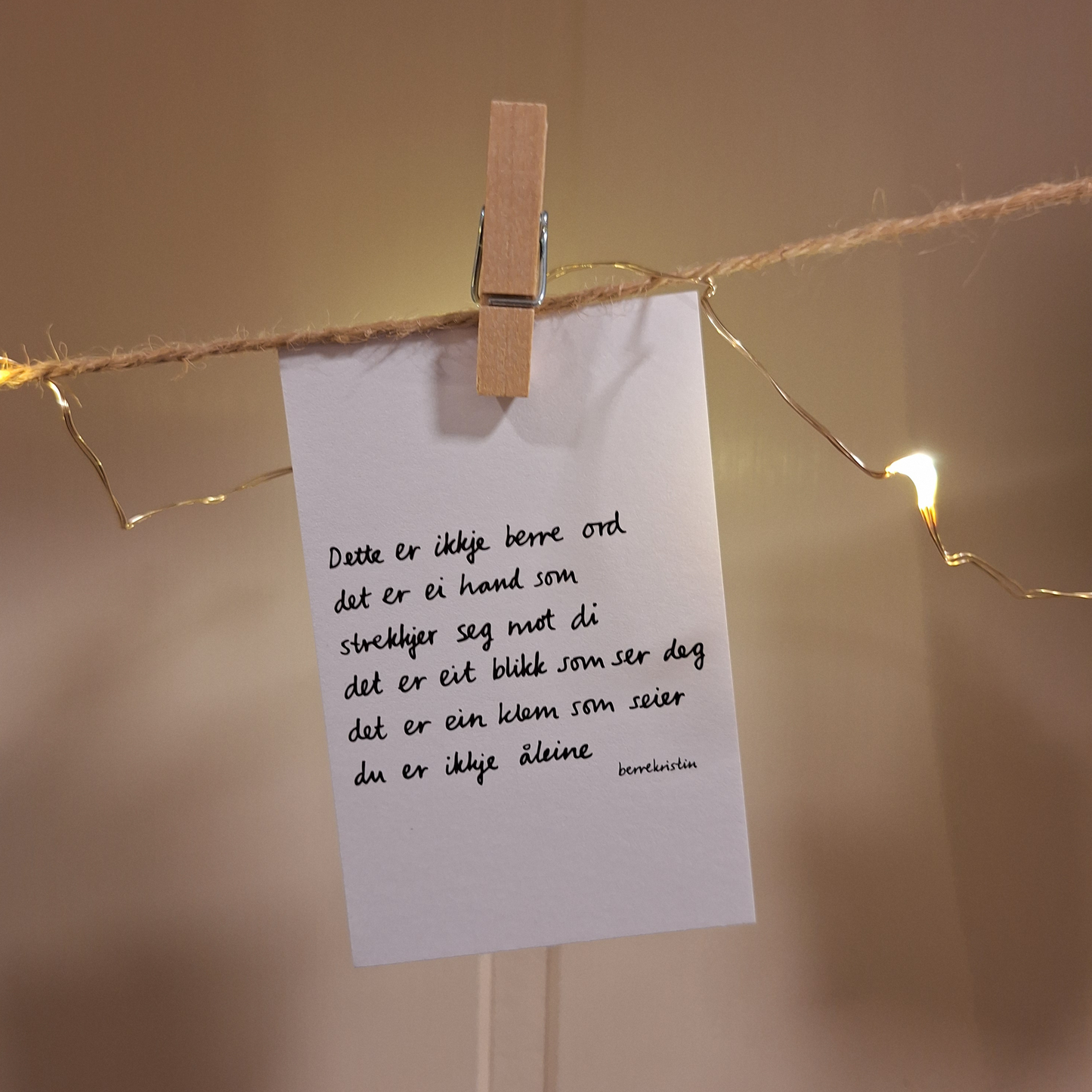 DIKTKORTPAKKE 24 SMÅKORT | ADVENTSKALENDER TIL HÅP