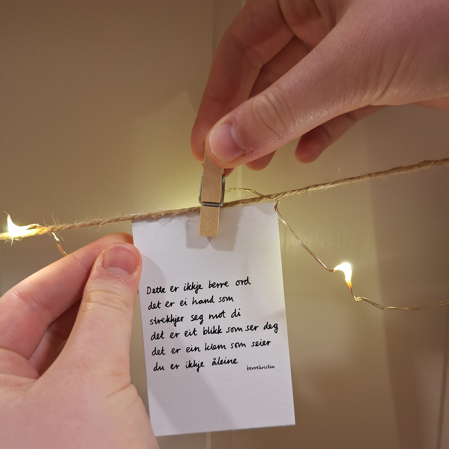 DIKTKORTPAKKE 24 SMÅKORT | ADVENTSKALENDER TIL HÅP