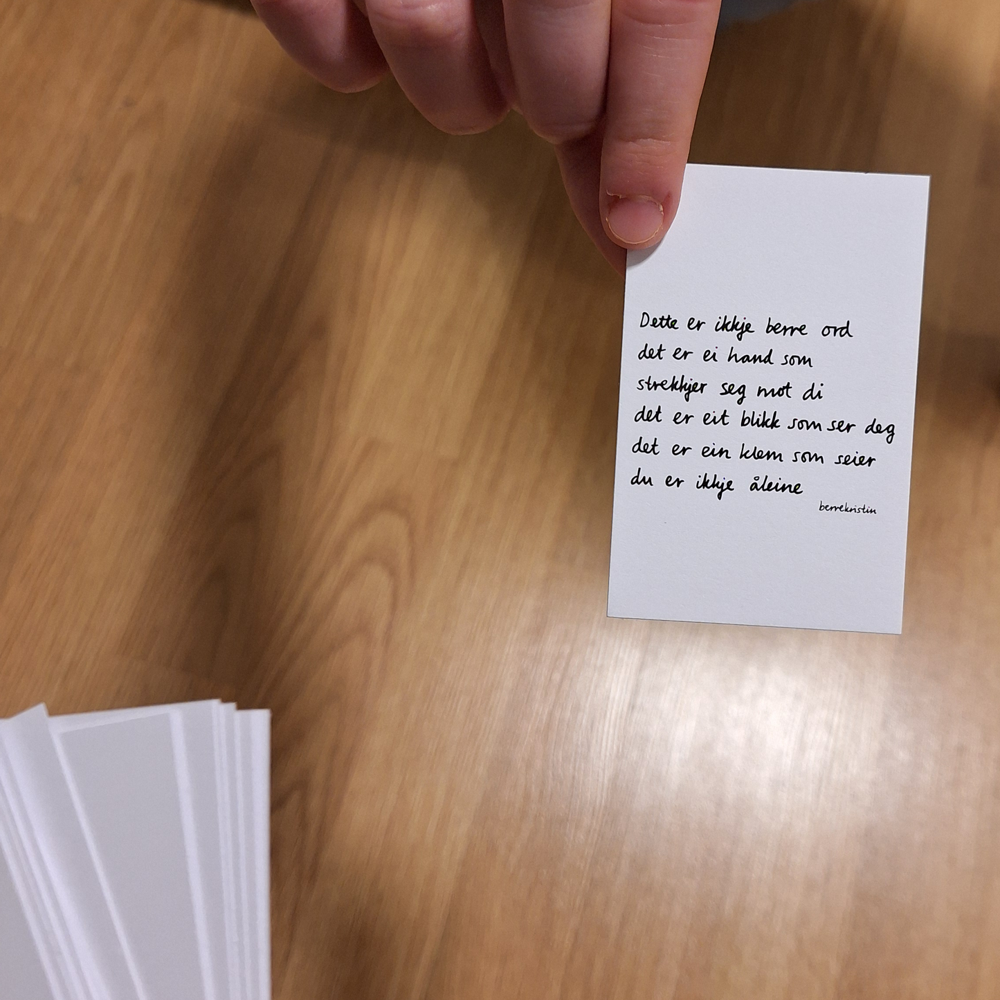 DIKTKORTPAKKE 24 SMÅKORT | ADVENTSKALENDER TIL HÅP