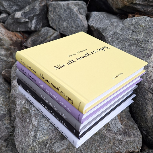 SAMLEPAKKE | KVIT, SVART, GRÅ, LILLA OG GUL BOK