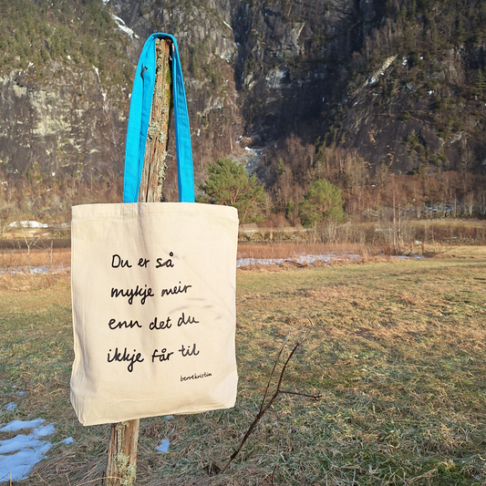 HANDLENETT MED DIKT | DU ER SÅ MYKJE MEIR