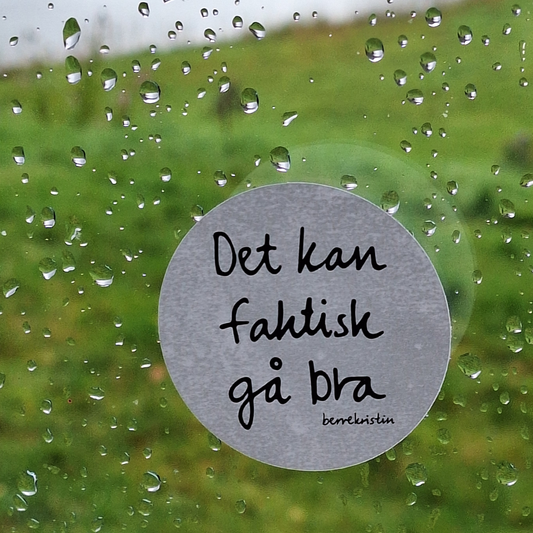KLISTREMERKER MED DIKT | DET KAN FAKTISK
