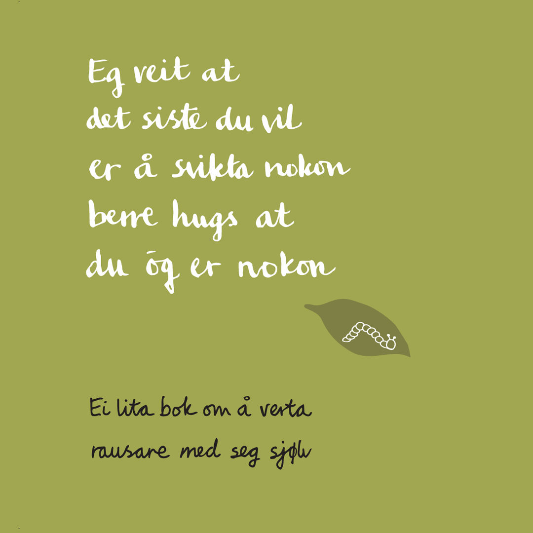 DIKTBOK | NO ER EG DEN EG ER - FØREHANDSSAL TIL CA 20.SEPTEMBER